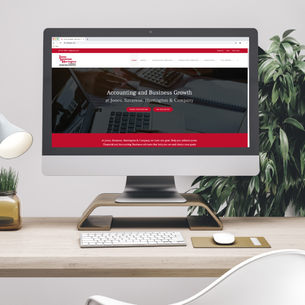 Jones, Savarese, Harrington & Company Website Design