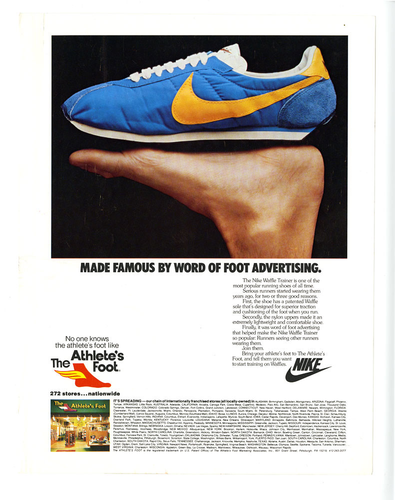 Nike Advertisement for The Athlete's Foot