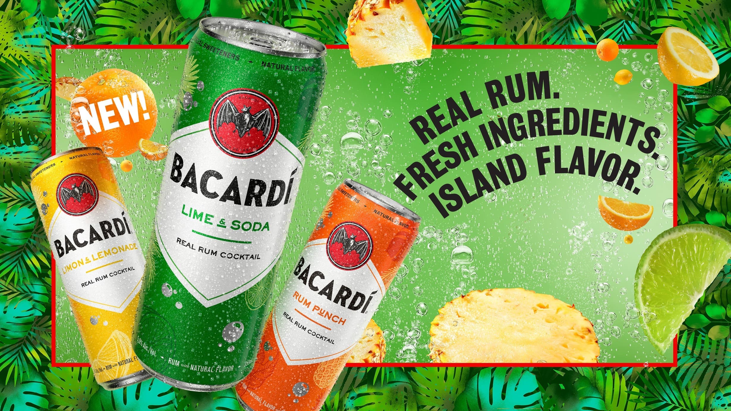 Bacardi Island Flavors Advertisement