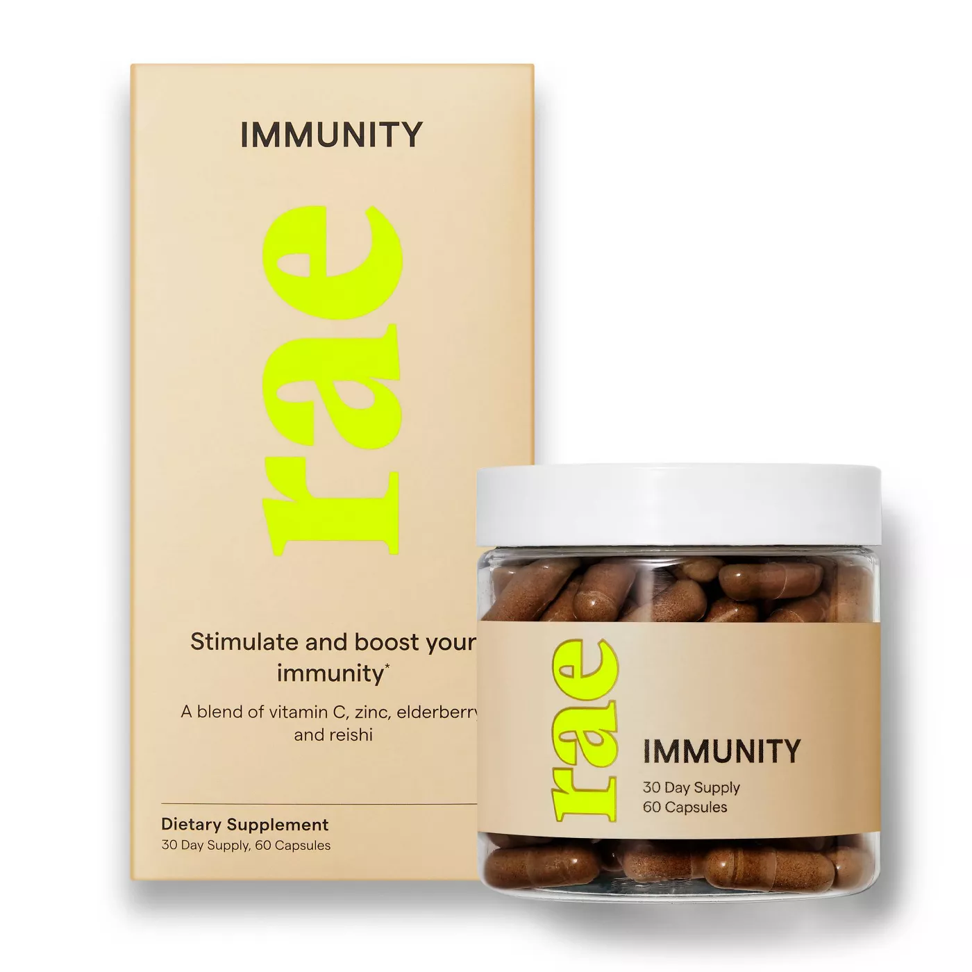 Rae Immunity Minimalist Branding