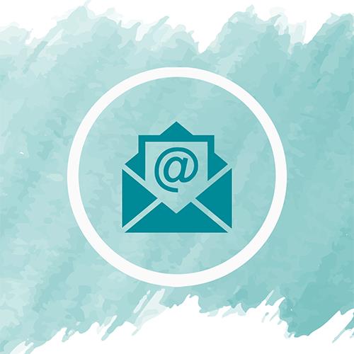 Teal Email Symbol