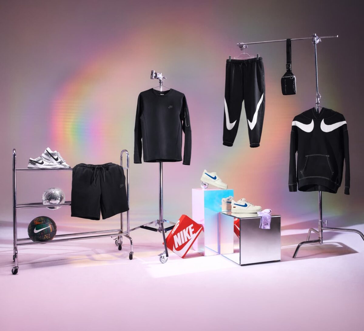 Nike Holographic Styled Photography Concept