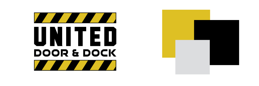 United Door and Dock Logo and Color Palette