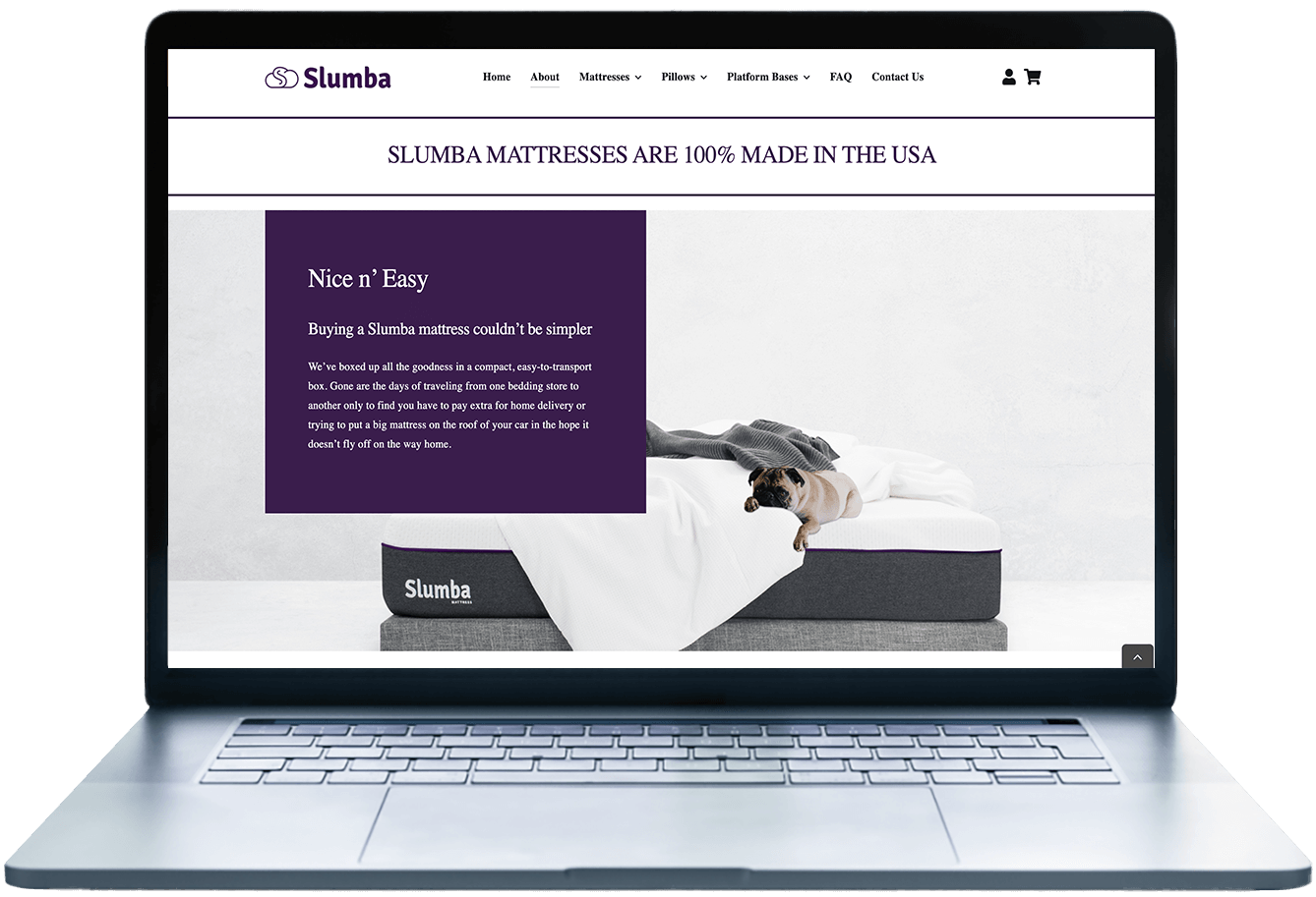 Slumba website